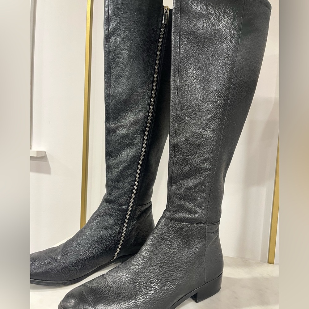 Michael Kors Women’s Bromley All Leather Over The  Knee Boot Size 8.5